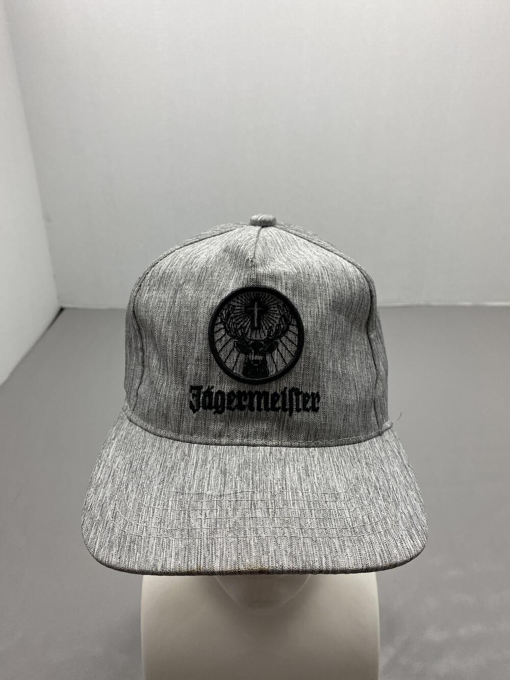Jägermeister Hat Cap Strap Back One Size Gray Polyester Baseball Cap Adjustable